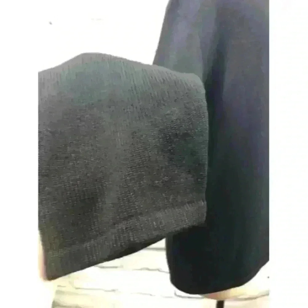 Balenciaga Knit Wool Women's Size 40 Black Long Sleeve Sweater Twist Collar - Picture 5 of 10